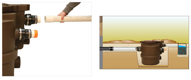 install a grey water system overflow