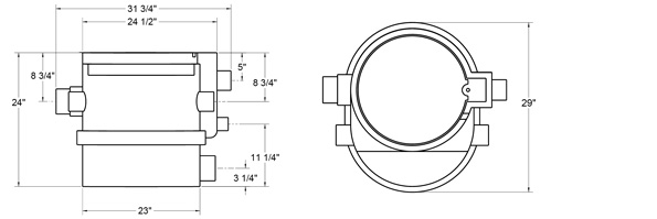 install grey water system filter